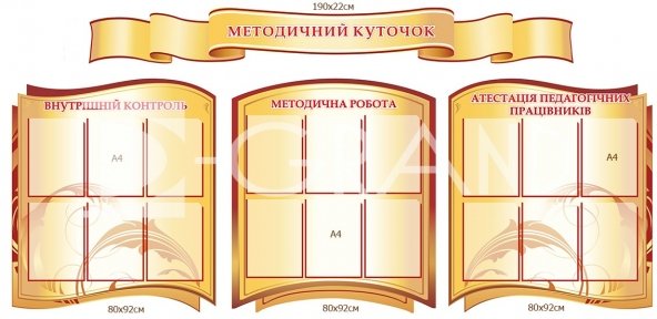 Комплект стендів «Методичний кабінет»