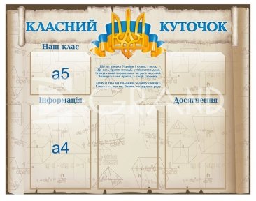 Класний куточок з формулами