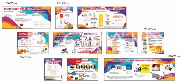 Навчальні стенди з надання домедичної допомоги