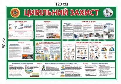 Стенд «Цивільний захист»