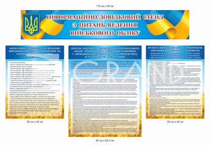 Комплект стендів 