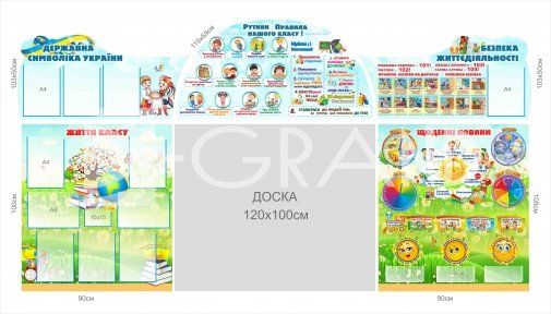 Комплект стендів для початкових класів НУШ