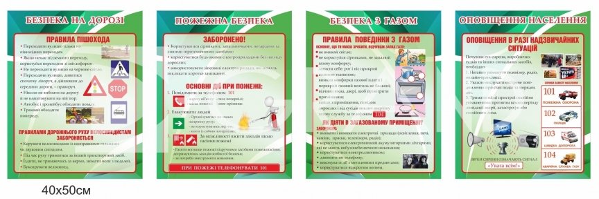 Комплект стендів 