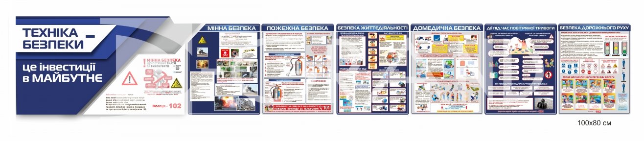 Клас безпеки - комплект стендів для оформлення