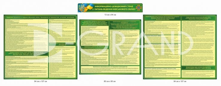 Комплексний стенд Військовий облік