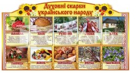 Стенд «Духовні скарби українського народу»