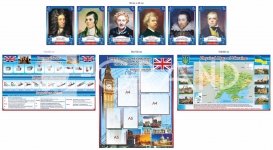 Стенди в кабінет англійської мови у комплекті